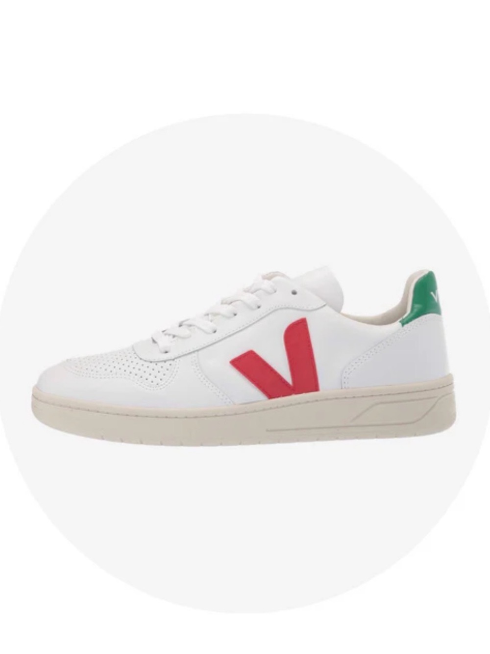Veja White Sneaker Interior Label - Size EUR 40 / US 9
